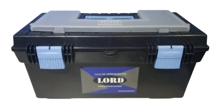 CAJA DE HERRAMIENTAS CON BANDEJA 16" "LORD"
