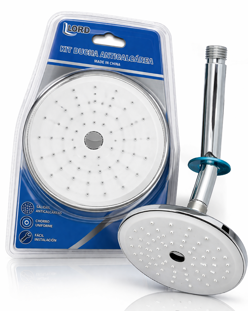DUCHA AUTOLIMPIANTE COMPLETA 6"