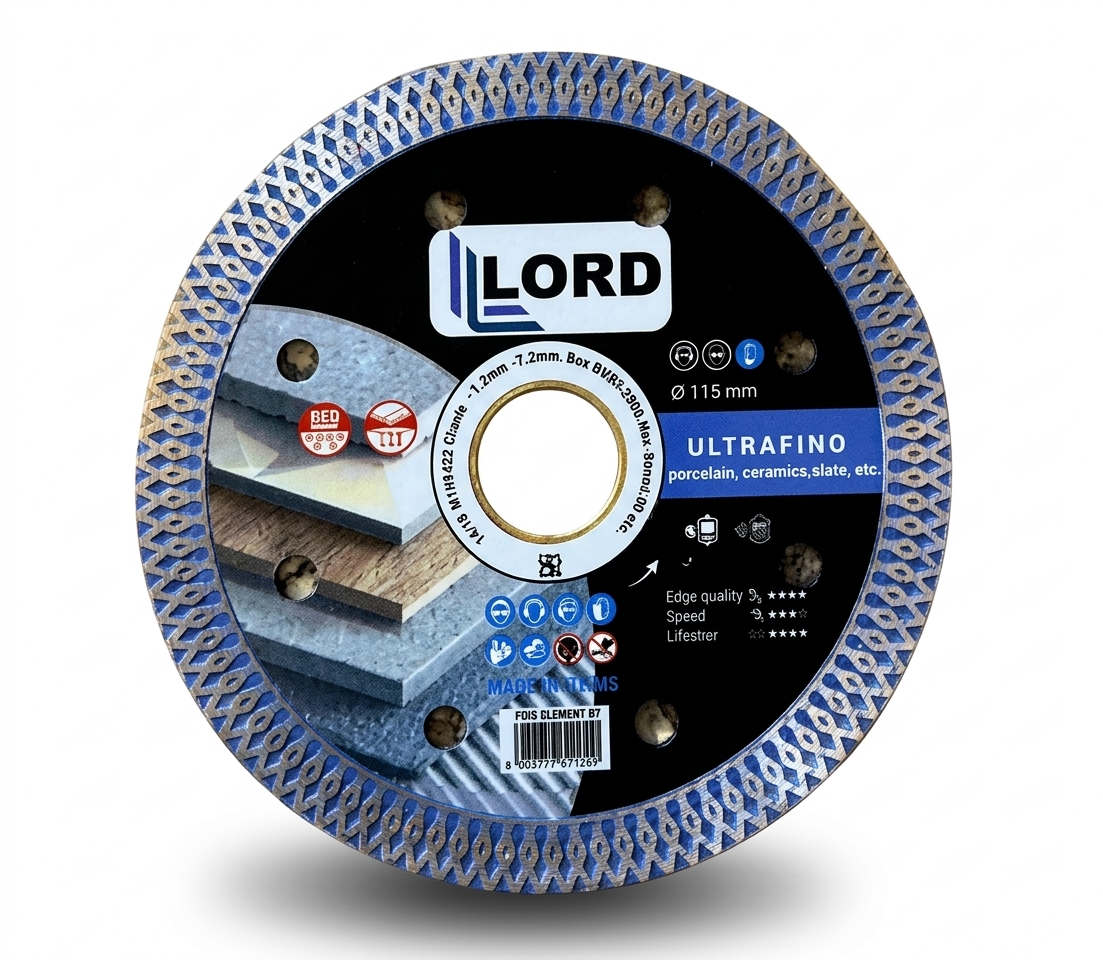 DISCO DIAMANTADO 115 PORCELANATO "LORD"