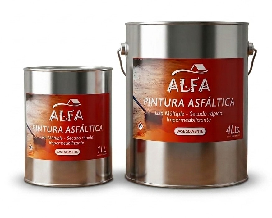 PINTURA ASFALTICA "ALFA" x 4LT