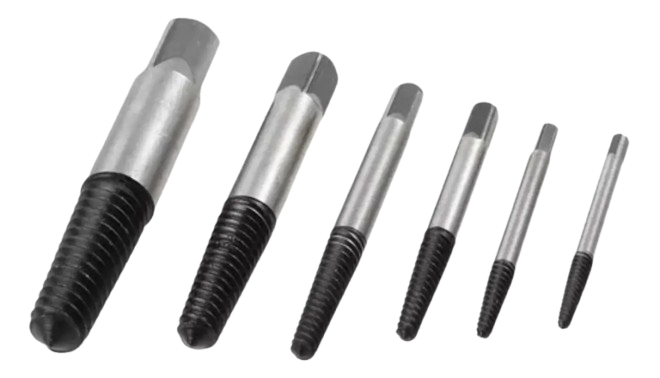EXTRACTOR DE TORNILLOS x 5pz "LORD"