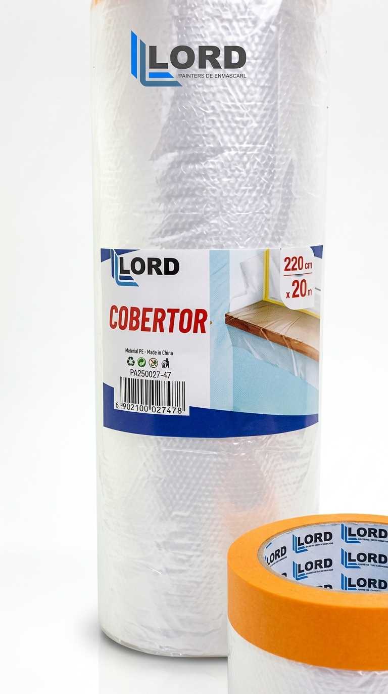 COBERTOR 1.5 MTS x 20 MTS CON ADHESIVO Y ESTATICA "LORD"